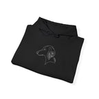 The Botanical Hound Hoodie — Line-Art Silhouette — view 15