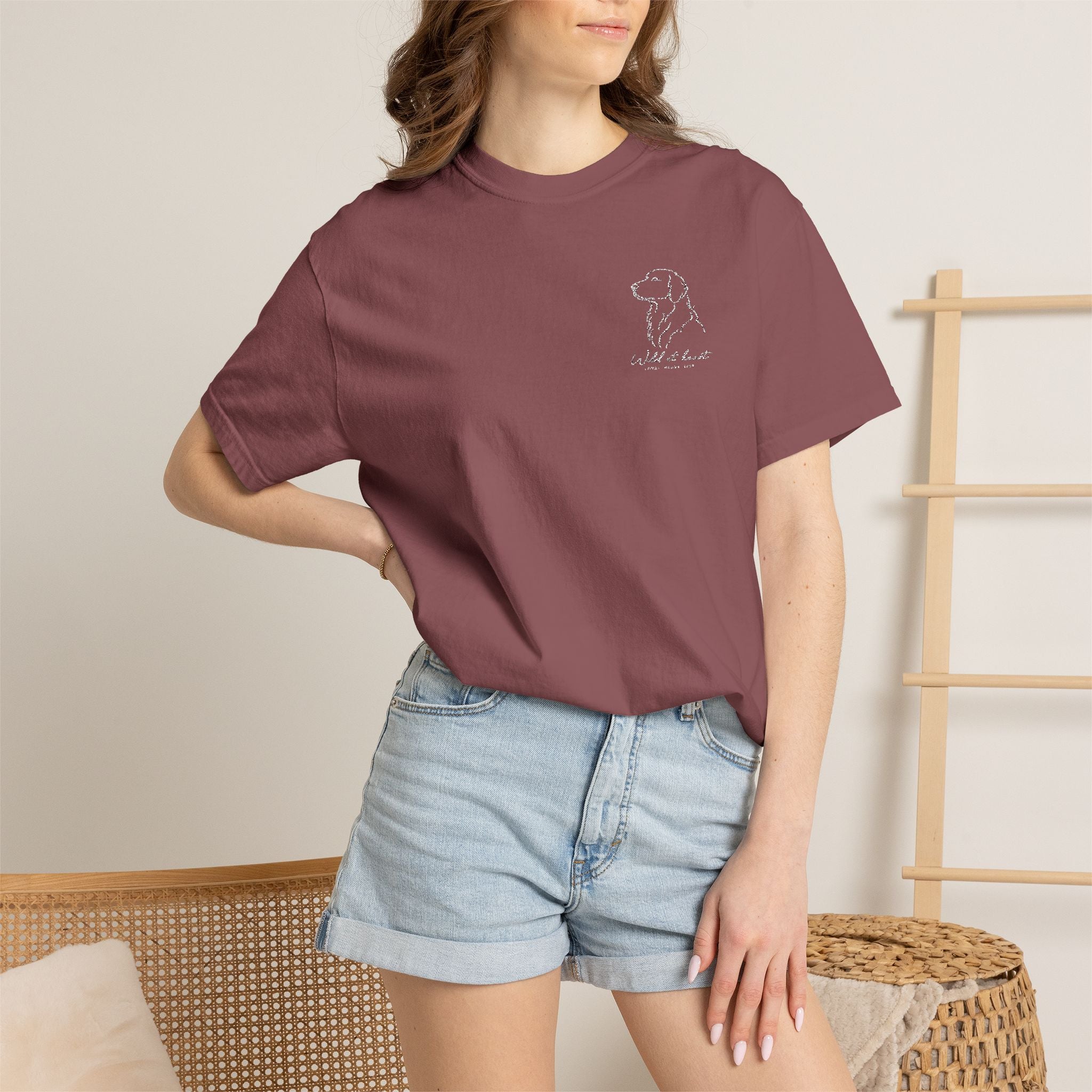 The Wild at Heart Tee — Embroidered Labrador — view 18