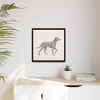 The Dalmatian Canvas — Framed Wall Art