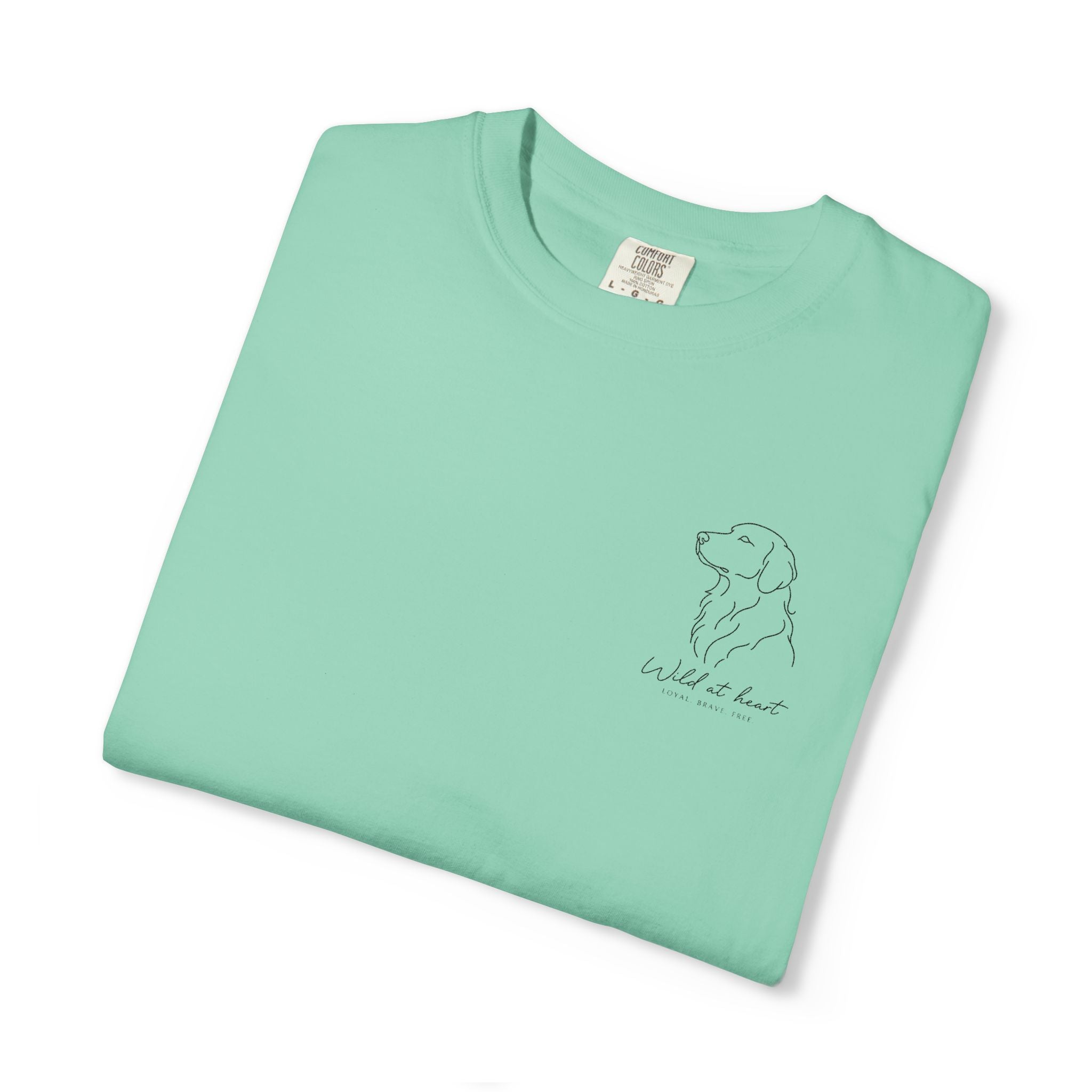 The Pocket Outline Tee — Minimalist Dog — view 34