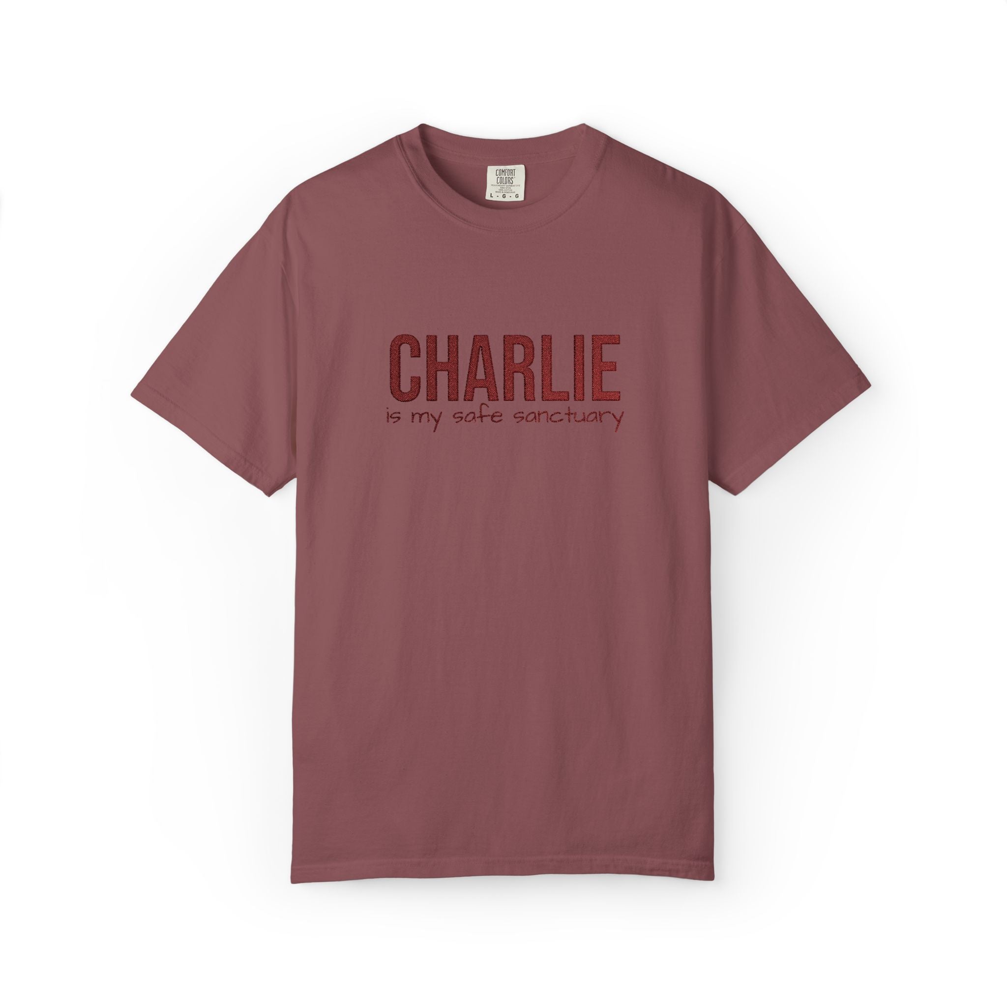 The Sanctuary Tee — Custom Pet Name, Embroidered — Aspen Paws