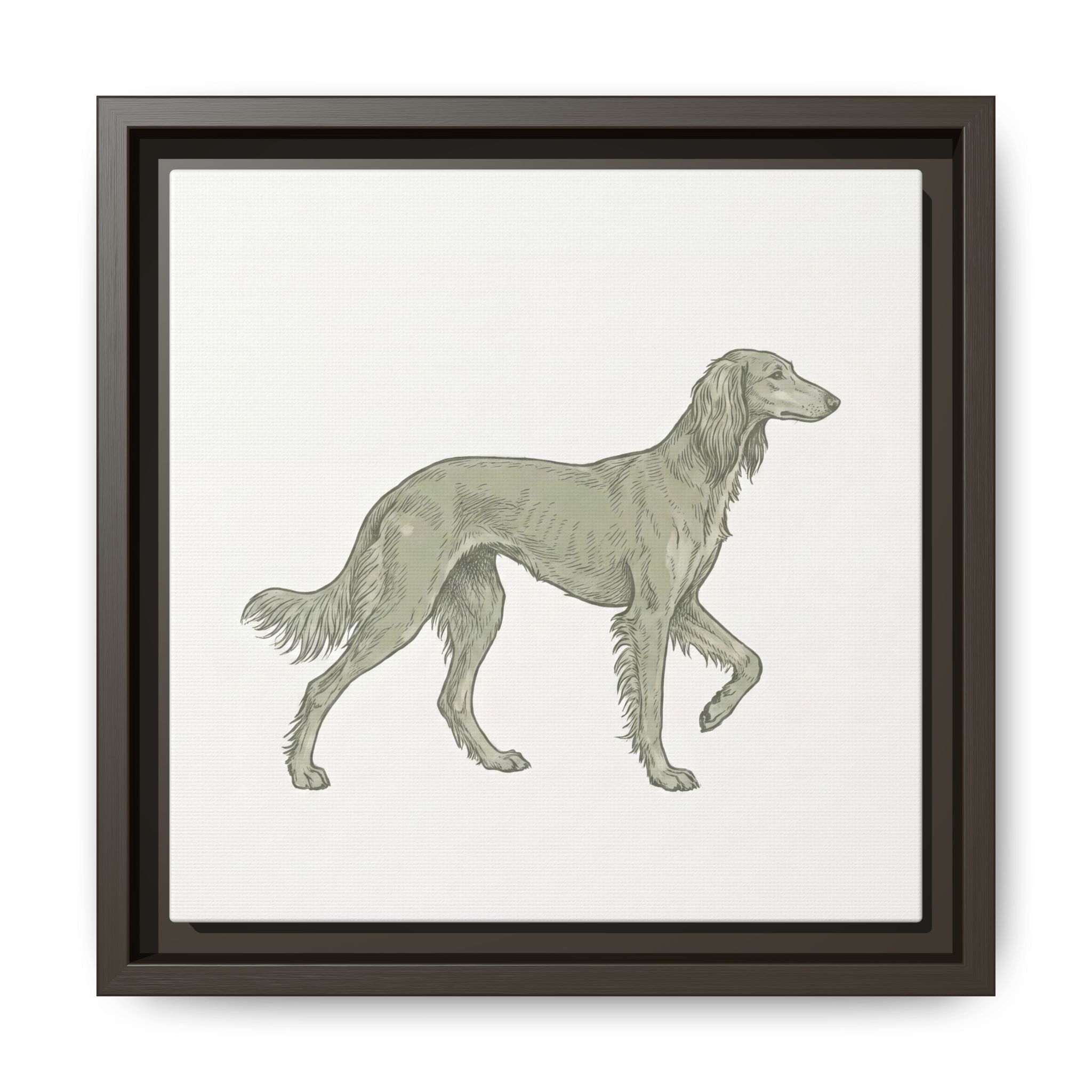 The Saluki Canvas — Framed Hound Print — view 35