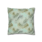 The Hidden Greyhound Pillowcase — Art Nouveau Floral — view 3