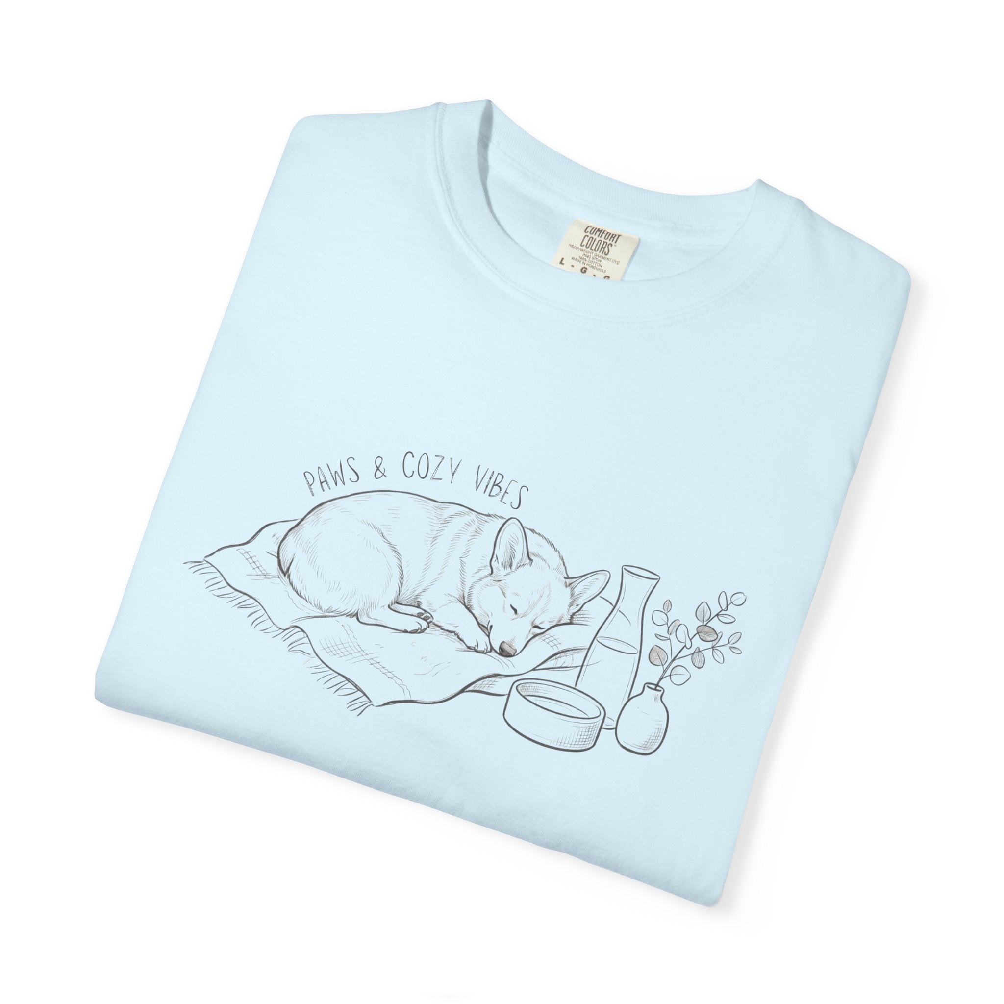 Cozy Dog Nap Illustration “Paws & Cozy Vibes” - Corgi — view 17