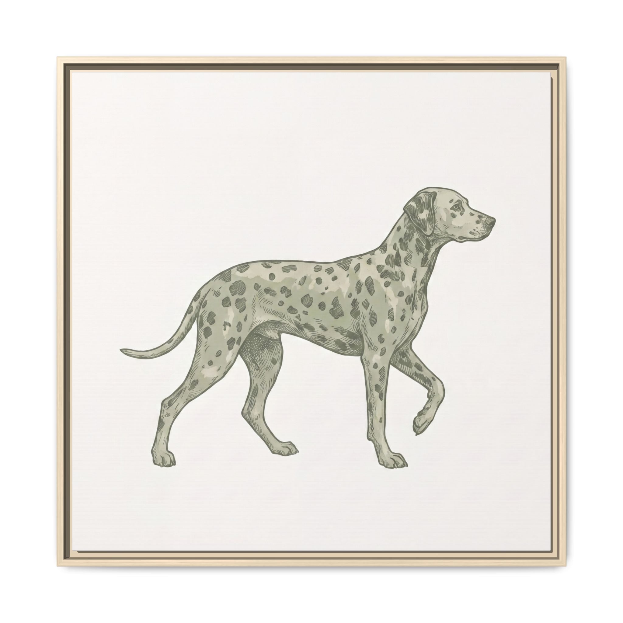 The Dalmatian Canvas — Framed Wall Art — view 37
