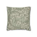 The Hidden Greyhound Pillowcase — Art Nouveau Floral — Aspen Paws