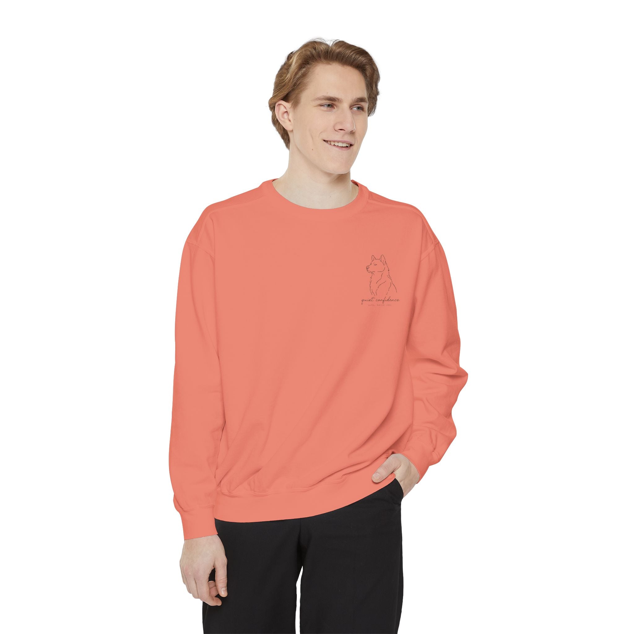 The Outline Crewneck — Chest Embroidery — view 13