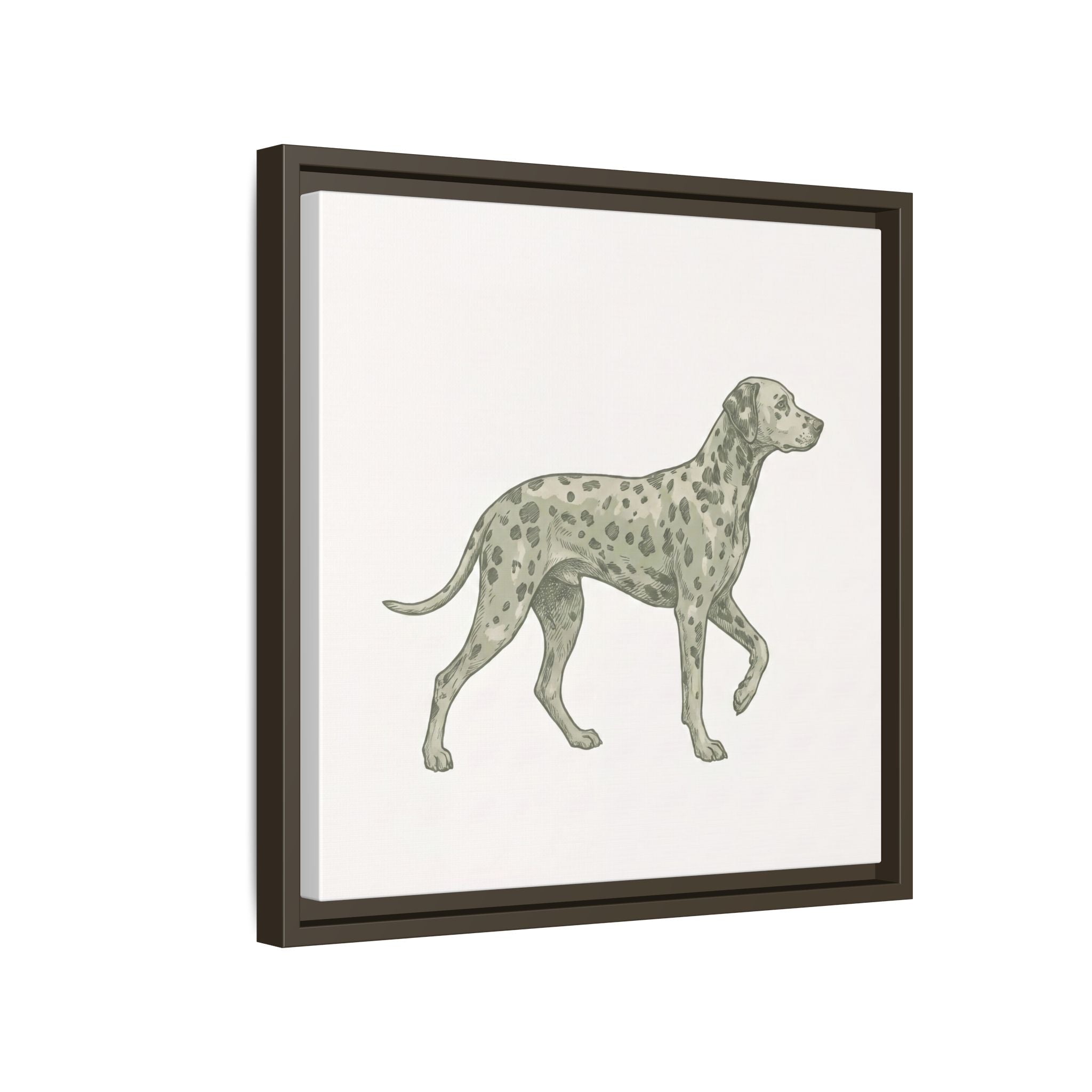The Dalmatian Canvas — Framed Wall Art