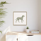 The Dalmatian Canvas — Framed Wall Art