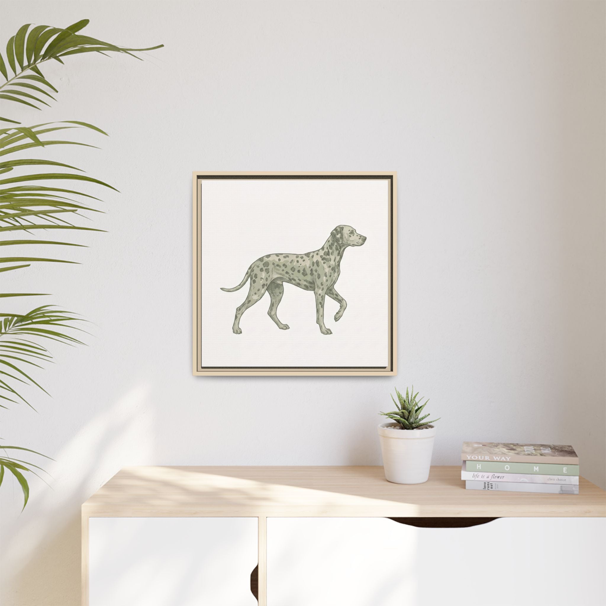 The Dalmatian Canvas — Framed Wall Art