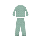 Sage Green Custom Name Lounge Set | Earthy Botanical Dog Mom Pajamas | Soft Personalized Pet Parent Sleepwear — view 2