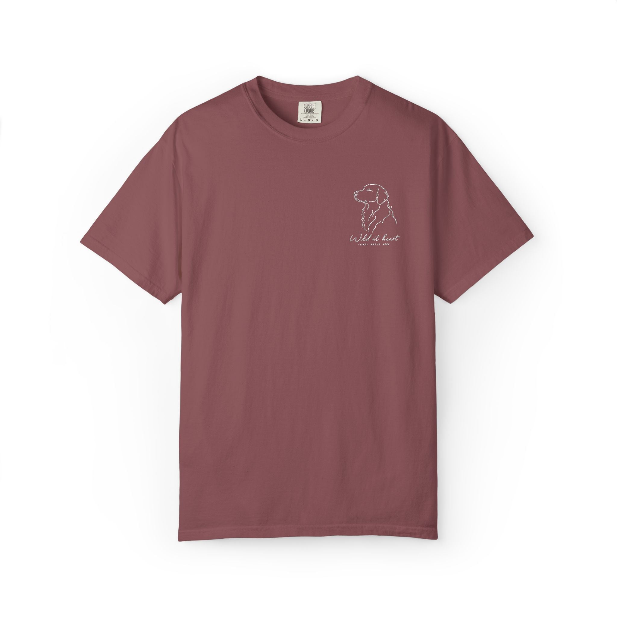 The Wild at Heart Tee — Embroidered Labrador — Aspen Paws