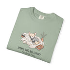 Small Dog Big Luxury Shirt, Cozy Dog Mom Graphic Tee, Aesthetic Pet Lover T-Shirt, Funny Chihuahua Shirt, Spoiled Dog Mom Gift, Hygge Dog Tee