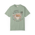 Snuggle & Be Still Tee — Cozy Dog Lounge Graphic T-Shirt — view 3