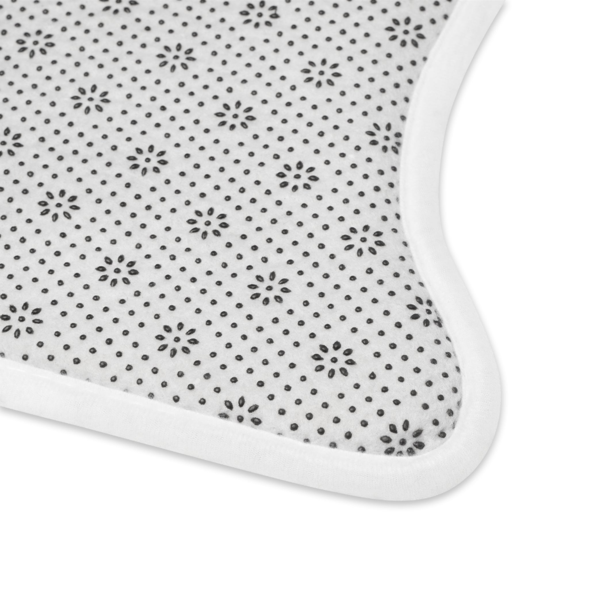 Sage Personalized Dog Feeding Mat — Sage Green Bone-Shaped Placemat with Name — view 12