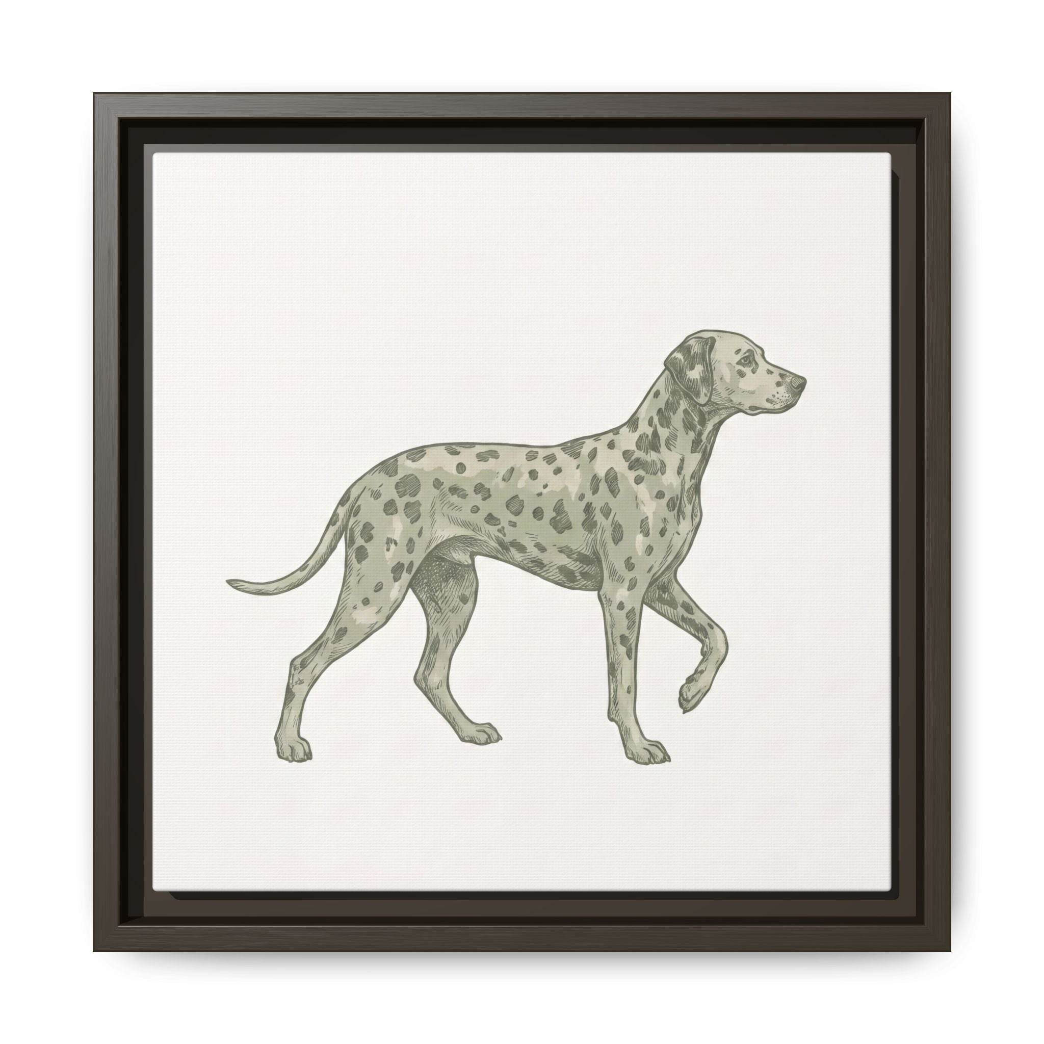 The Dalmatian Canvas — Framed Wall Art
