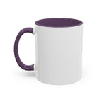 Custom Name Husky Portrait Illustration Accent Coffee Mug (11, 15oz) - Quiet Confidence - Loyal, brave, free