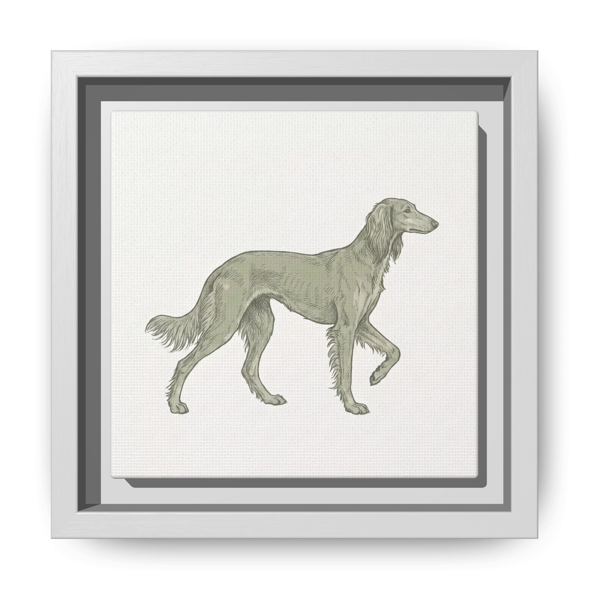 The Saluki Canvas — Framed Hound Print — view 17