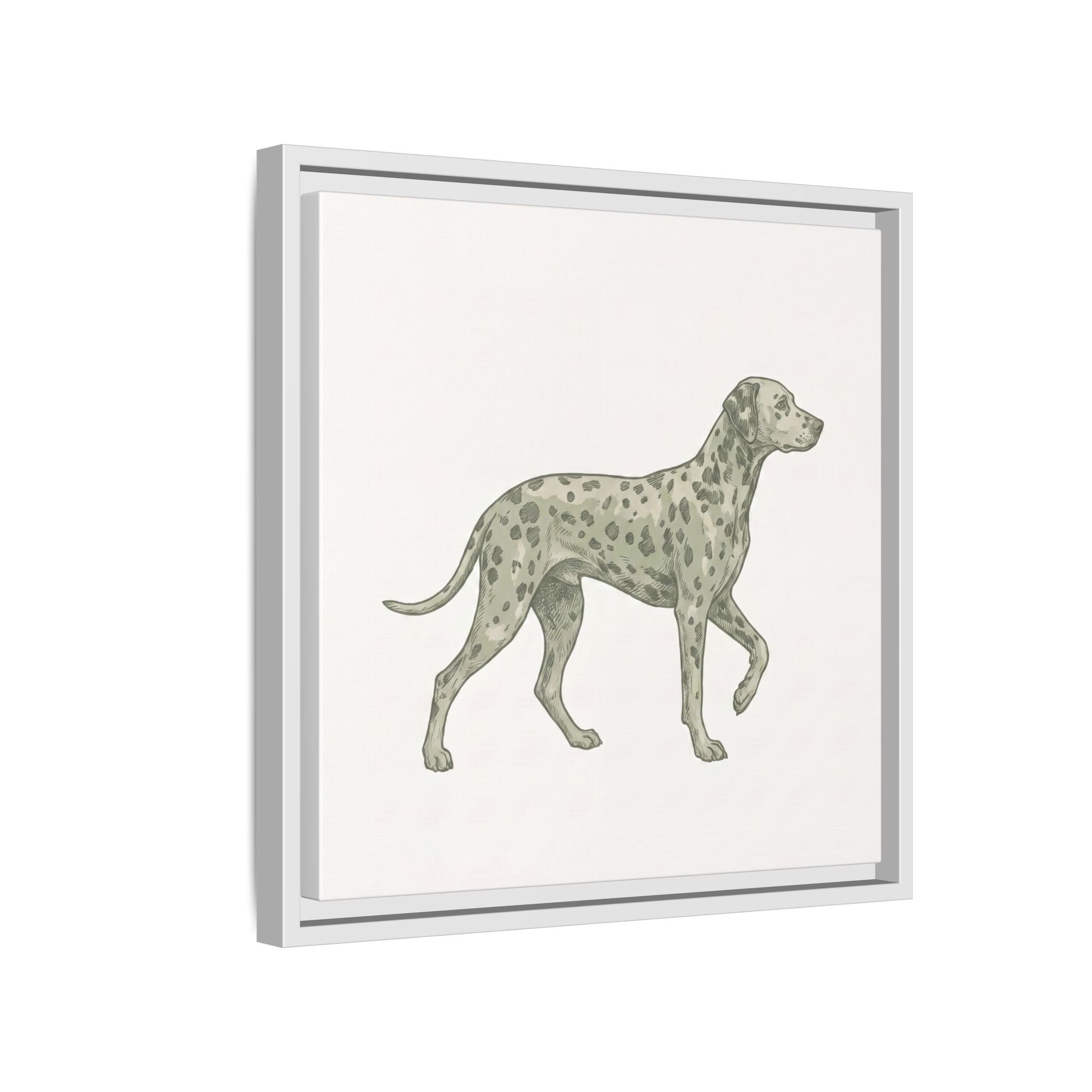 The Dalmatian Canvas — Framed Wall Art