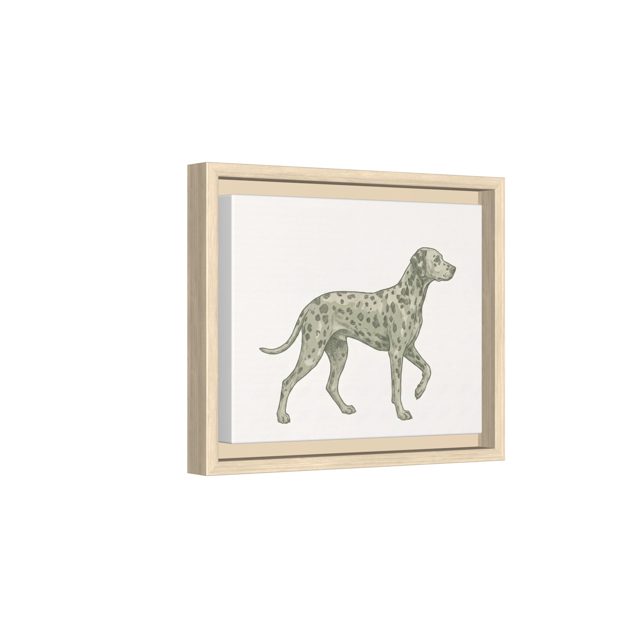 The Dalmatian Canvas — Framed Wall Art