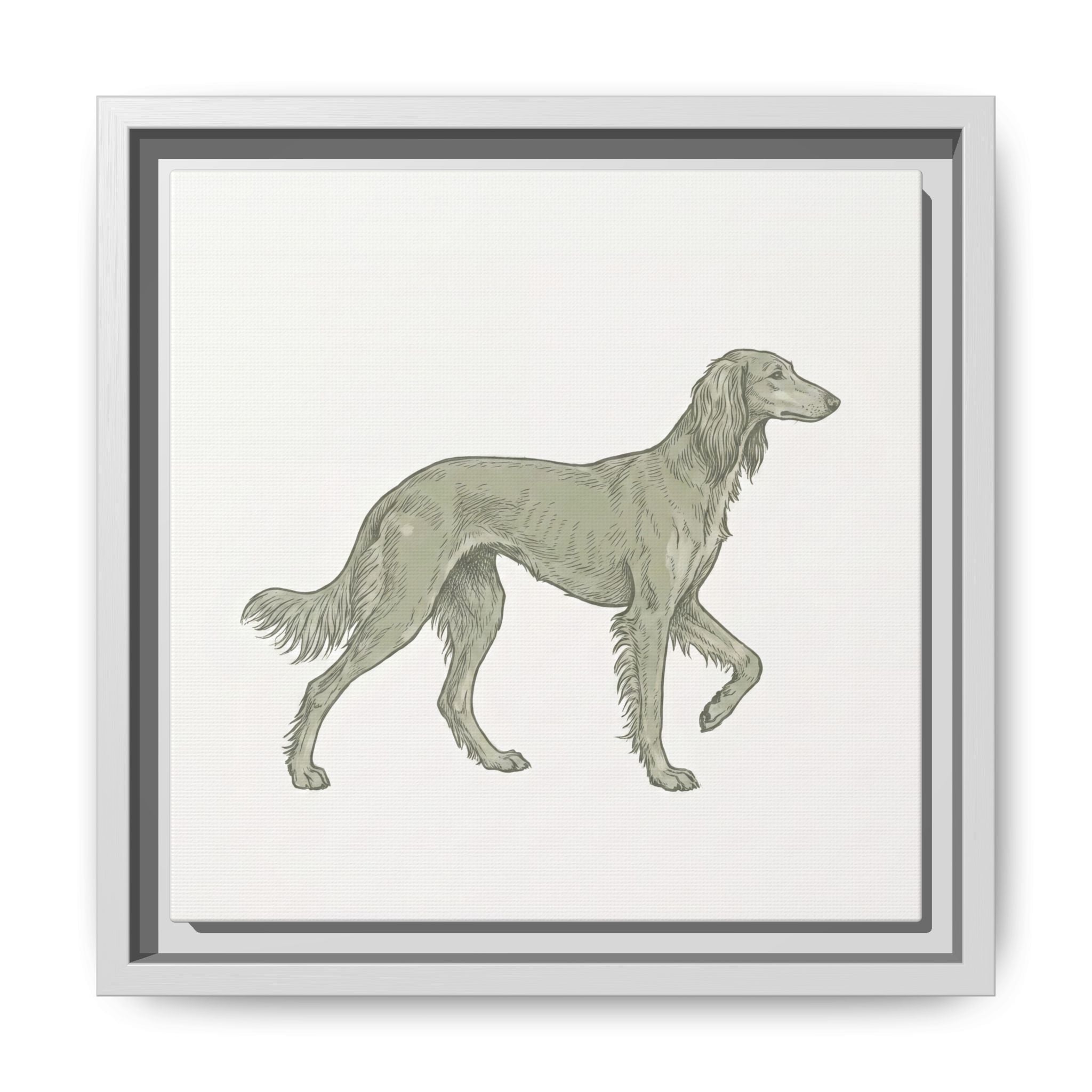 The Saluki Canvas — Framed Hound Print — view 36