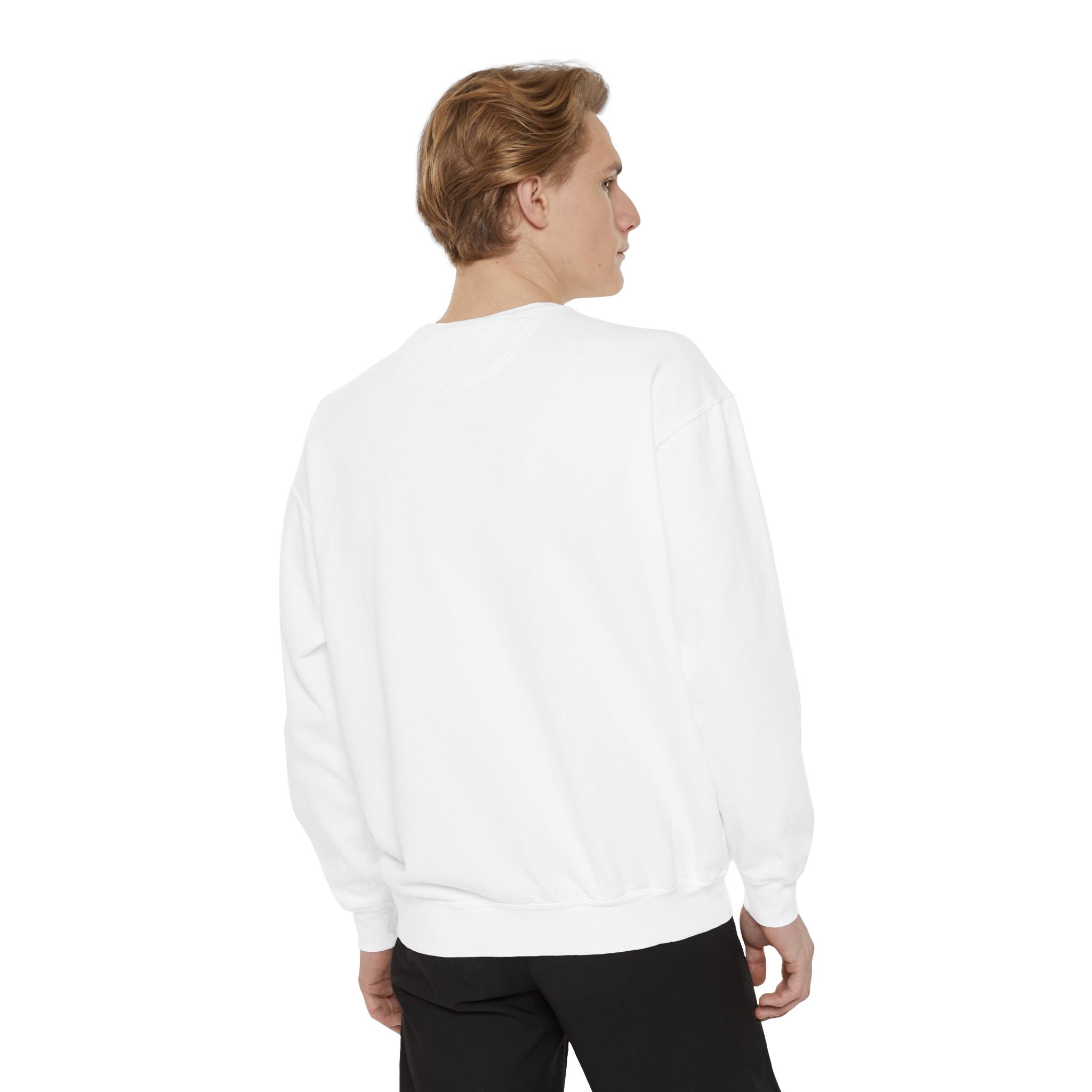 Greyhound Floral Sweatshirt — Minimal Line Art Botanical Floral Dog Crewneck — view 8