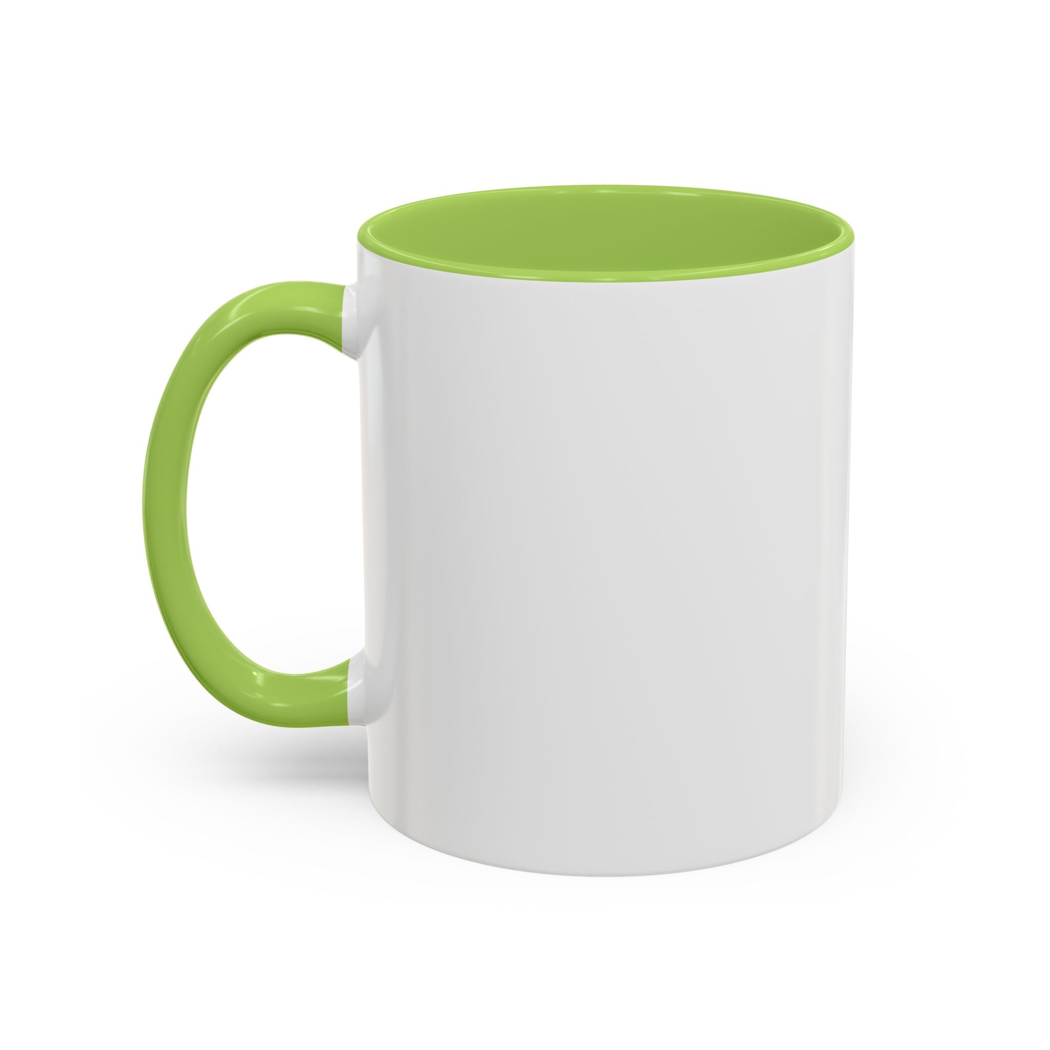 Custom Name Bulldog Portrait Illustration Accent Coffee Mug (11, 15oz) - Stoic Strength - Tenacious, Kind, Steadfast
