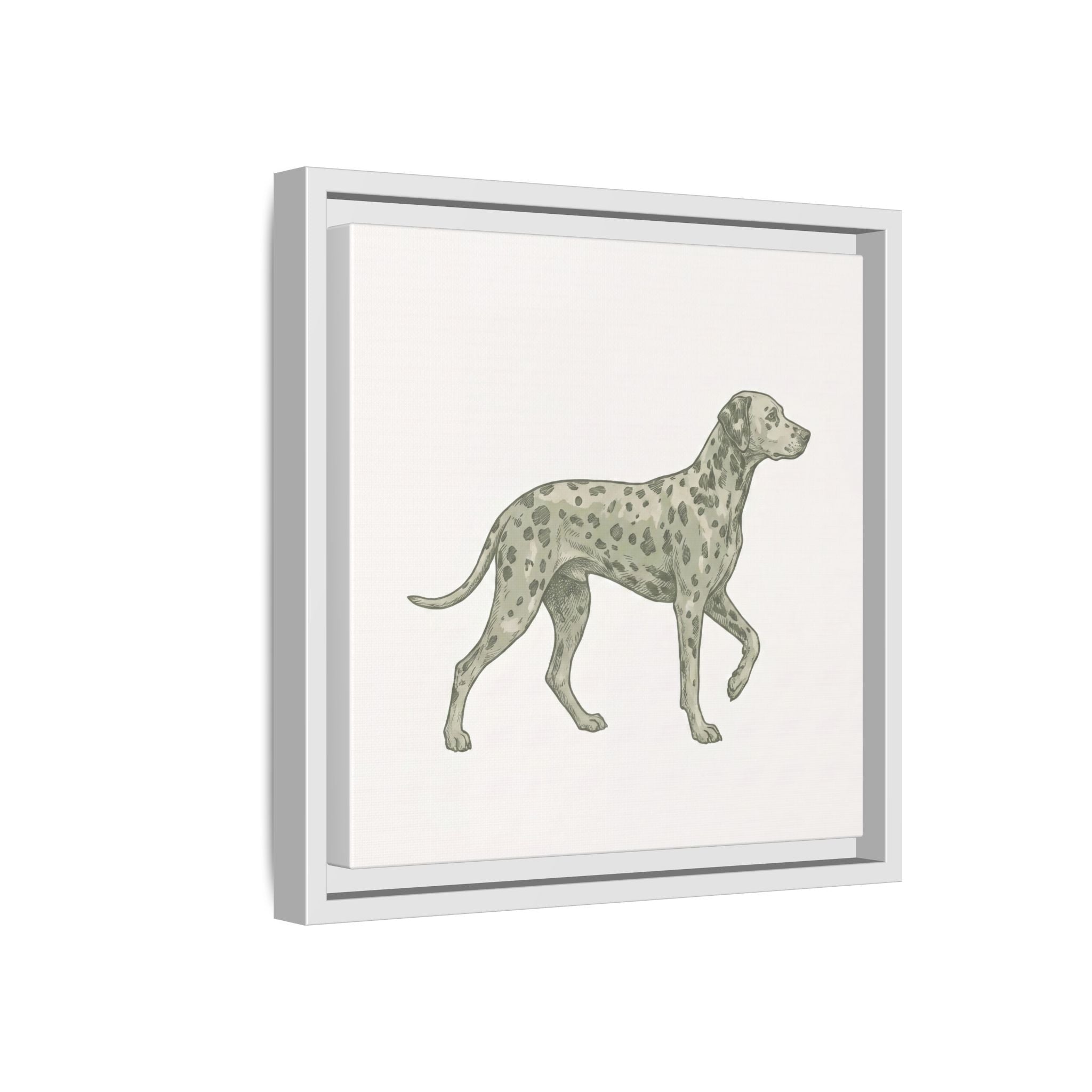 The Dalmatian Canvas — Framed Wall Art