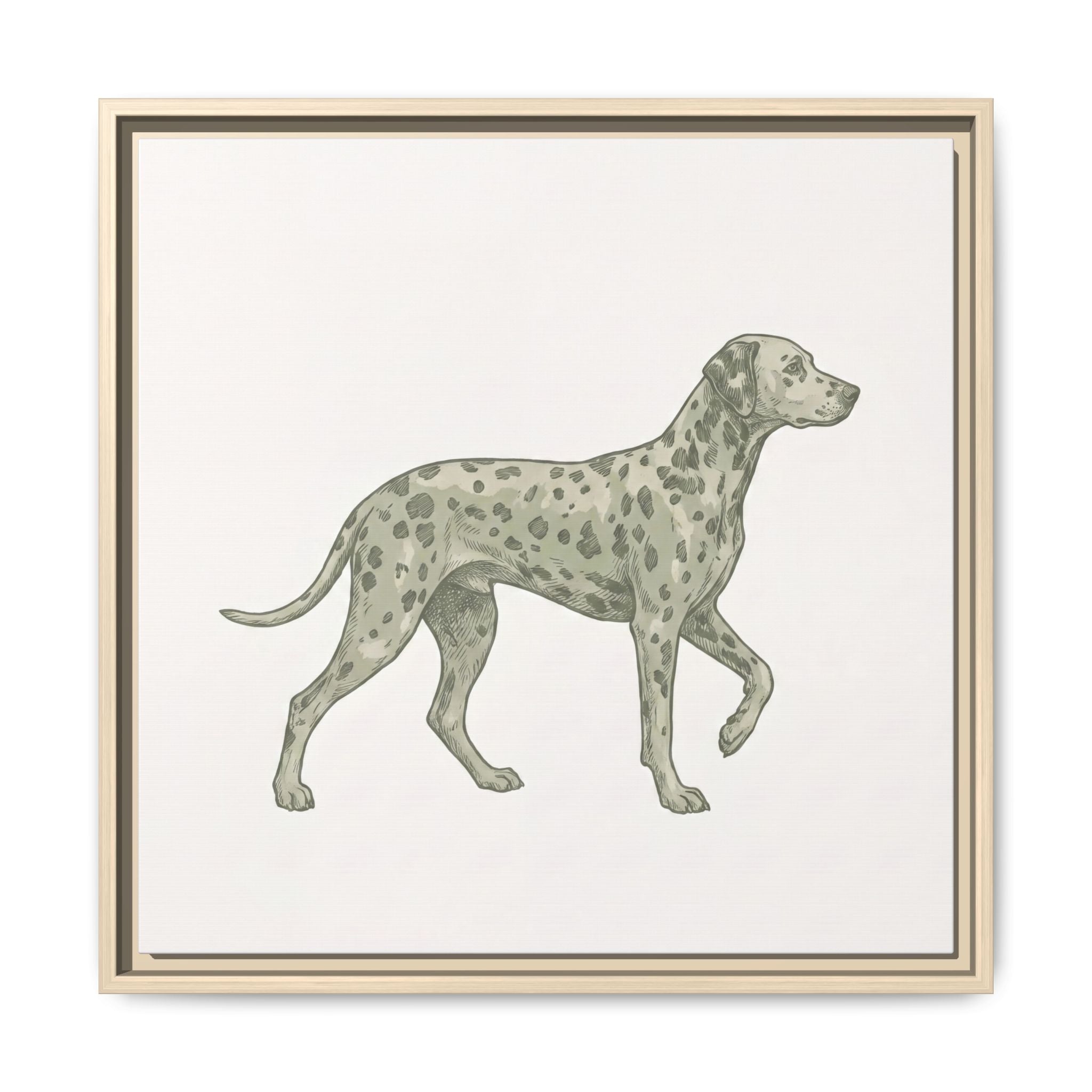 The Dalmatian Canvas — Framed Wall Art — view 23