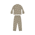 The Meditation Pajamas — Cocoa, Watercolor Frenchie — view 2