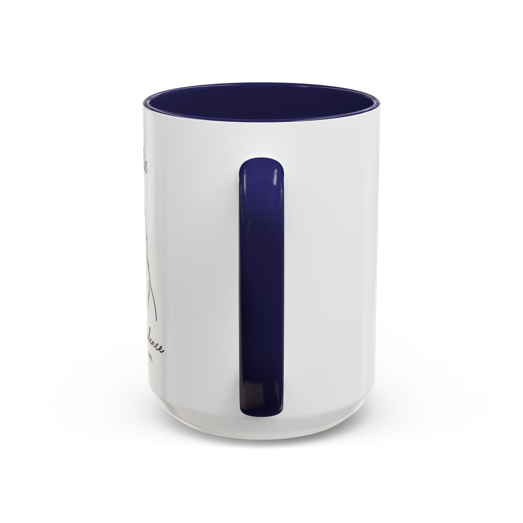 Custom Name Husky Portrait Illustration Accent Coffee Mug (11, 15oz) - Quiet Confidence - Loyal, brave, free — view 35
