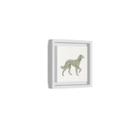 The Saluki Canvas — Framed Hound Print