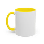 Custom Name Bulldog Portrait Illustration Accent Coffee Mug (11, 15oz) - Stoic Strength - Tenacious, Kind, Steadfast