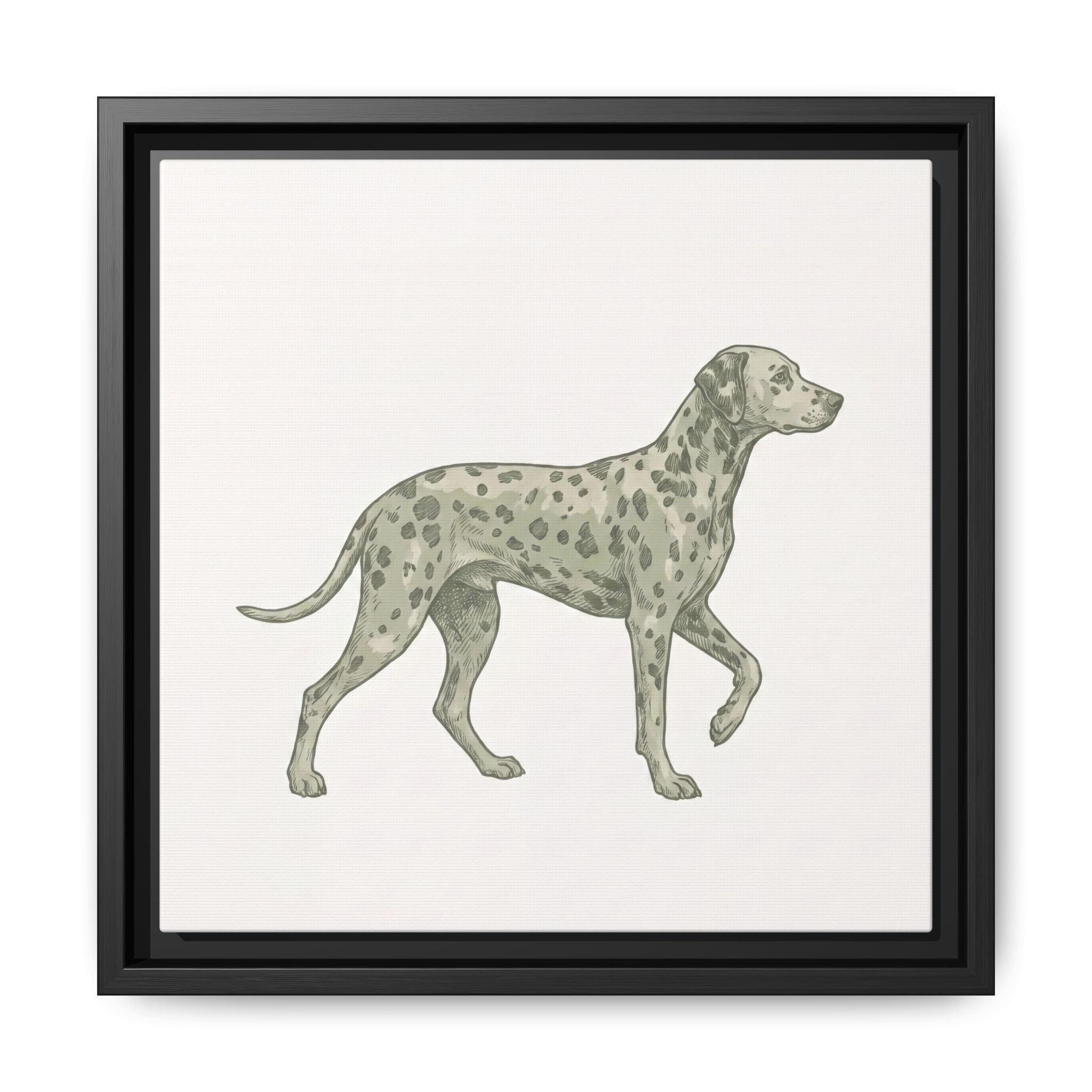 The Dalmatian Canvas — Framed Wall Art