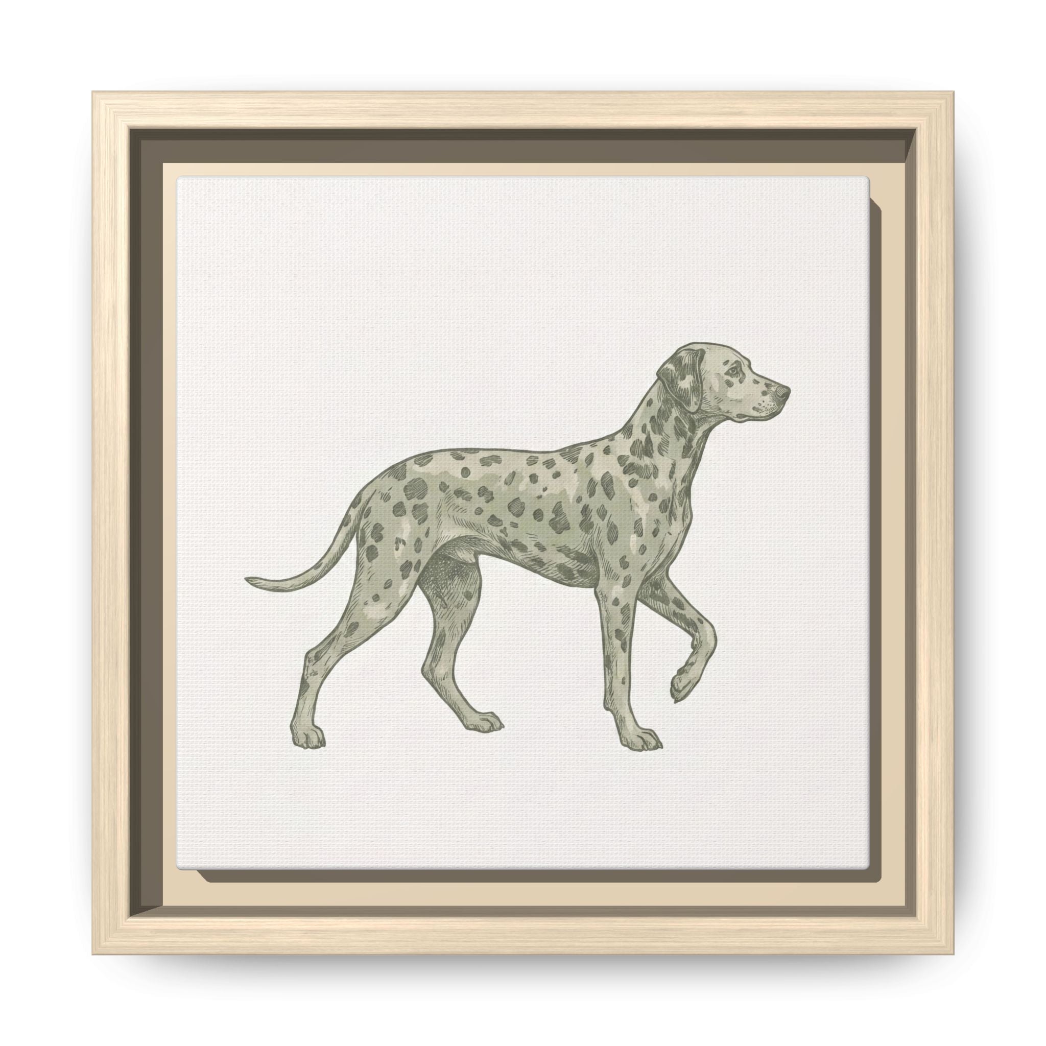 The Dalmatian Canvas — Framed Wall Art — view 8
