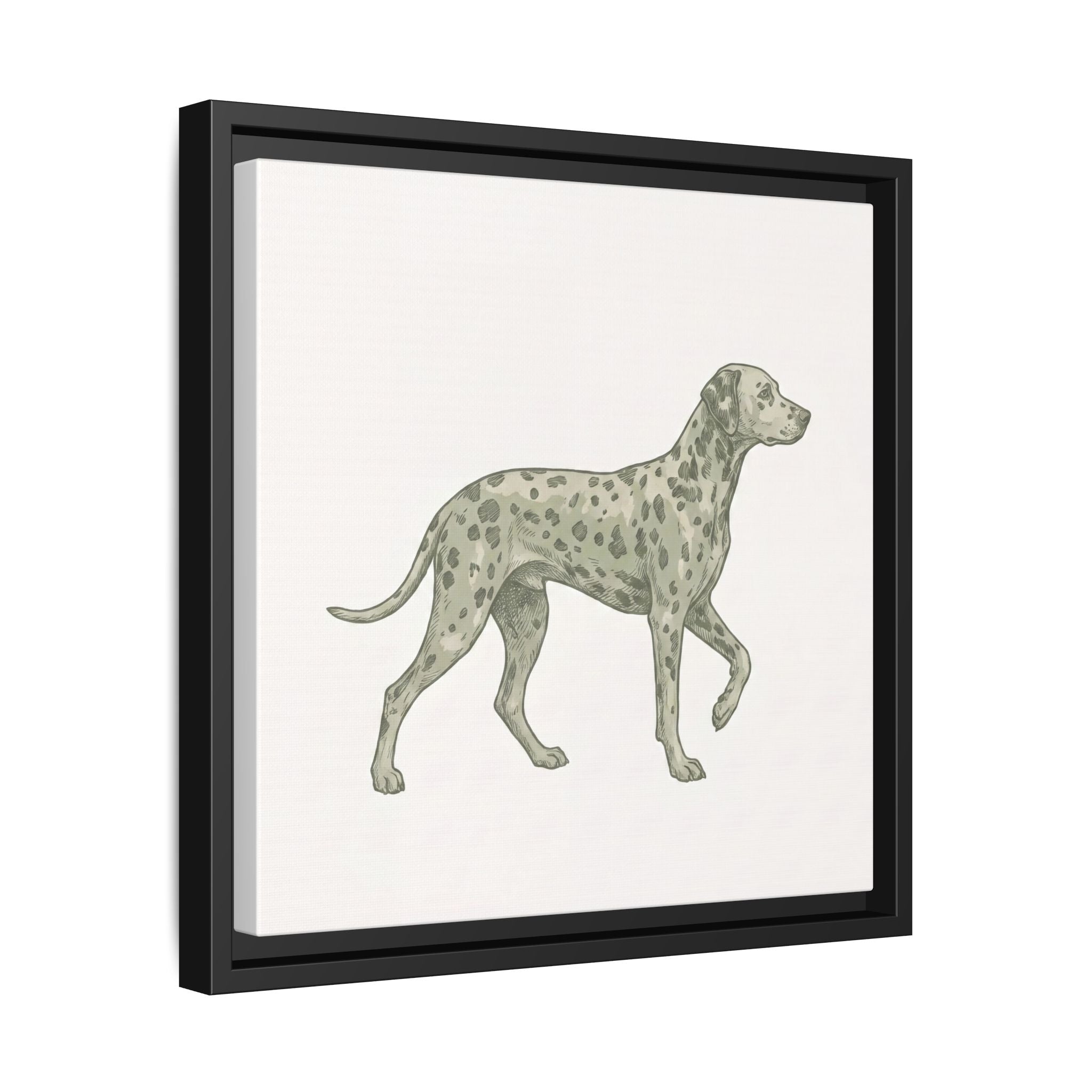 The Dalmatian Canvas — Framed Wall Art