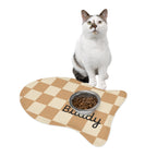 Personalized Checkerboard Pet Feeding Mat — Custom Name — view 10