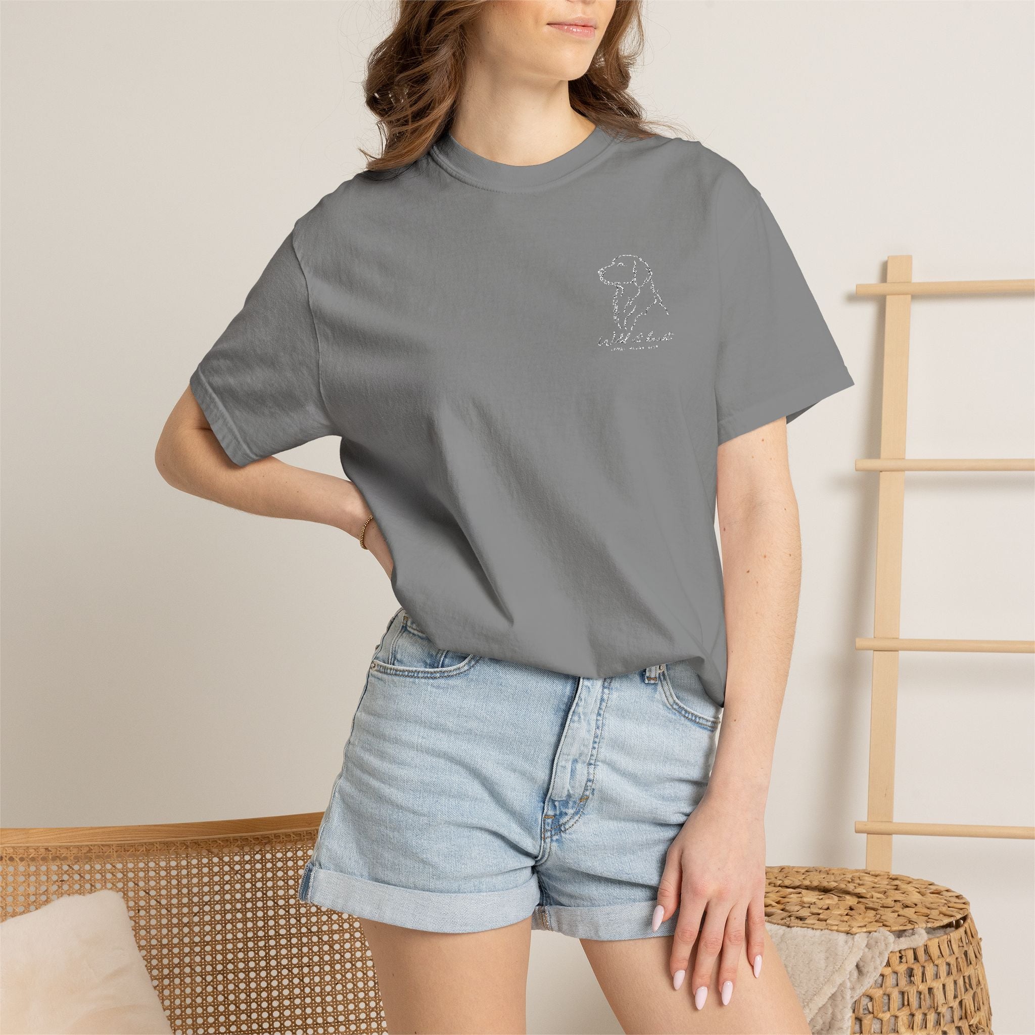 The Wild at Heart Tee — Embroidered Labrador — view 27