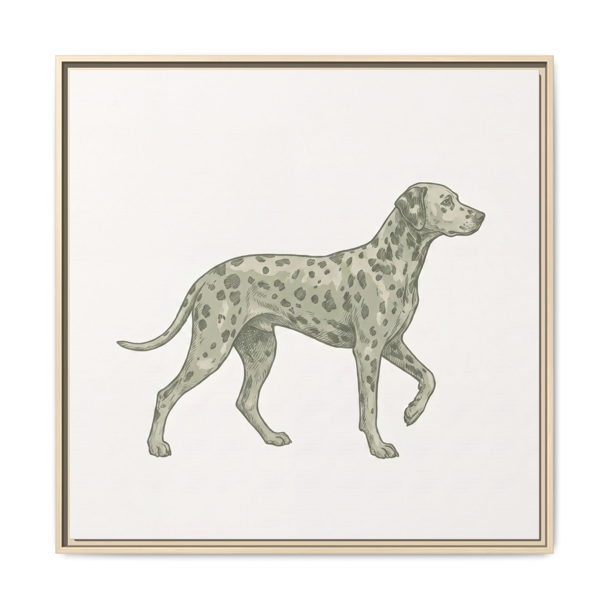 The Dalmatian Canvas — Framed Wall Art — view 10