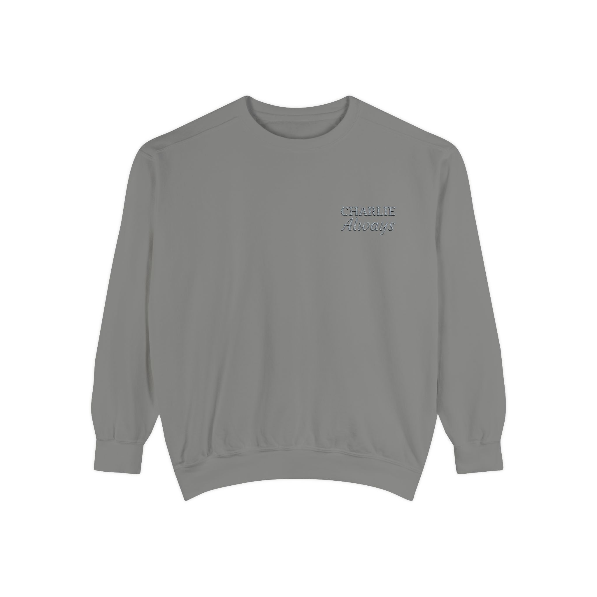 The Monogram Crewneck — Personalized Tonal Embroidery — view 4