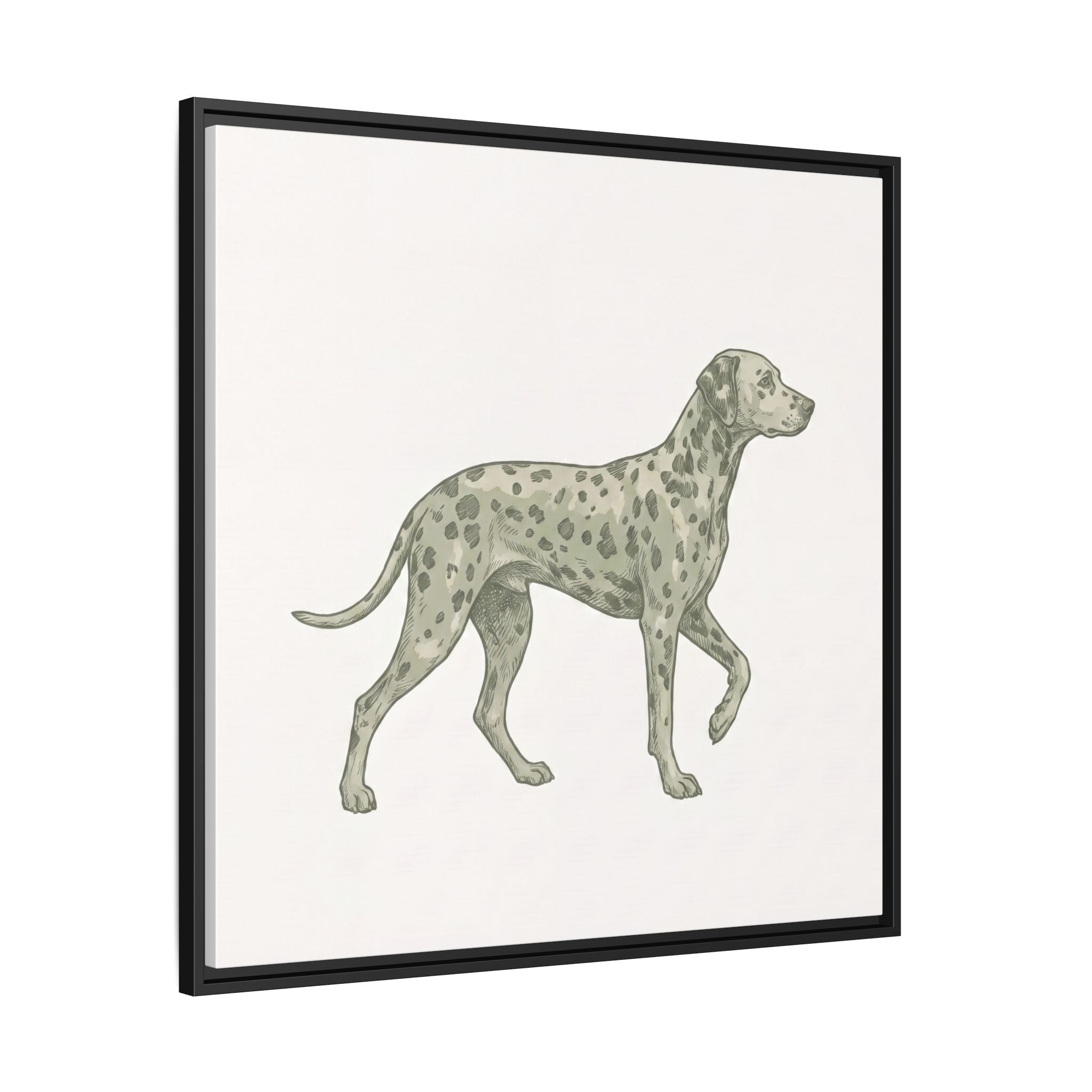 The Dalmatian Canvas — Framed Wall Art