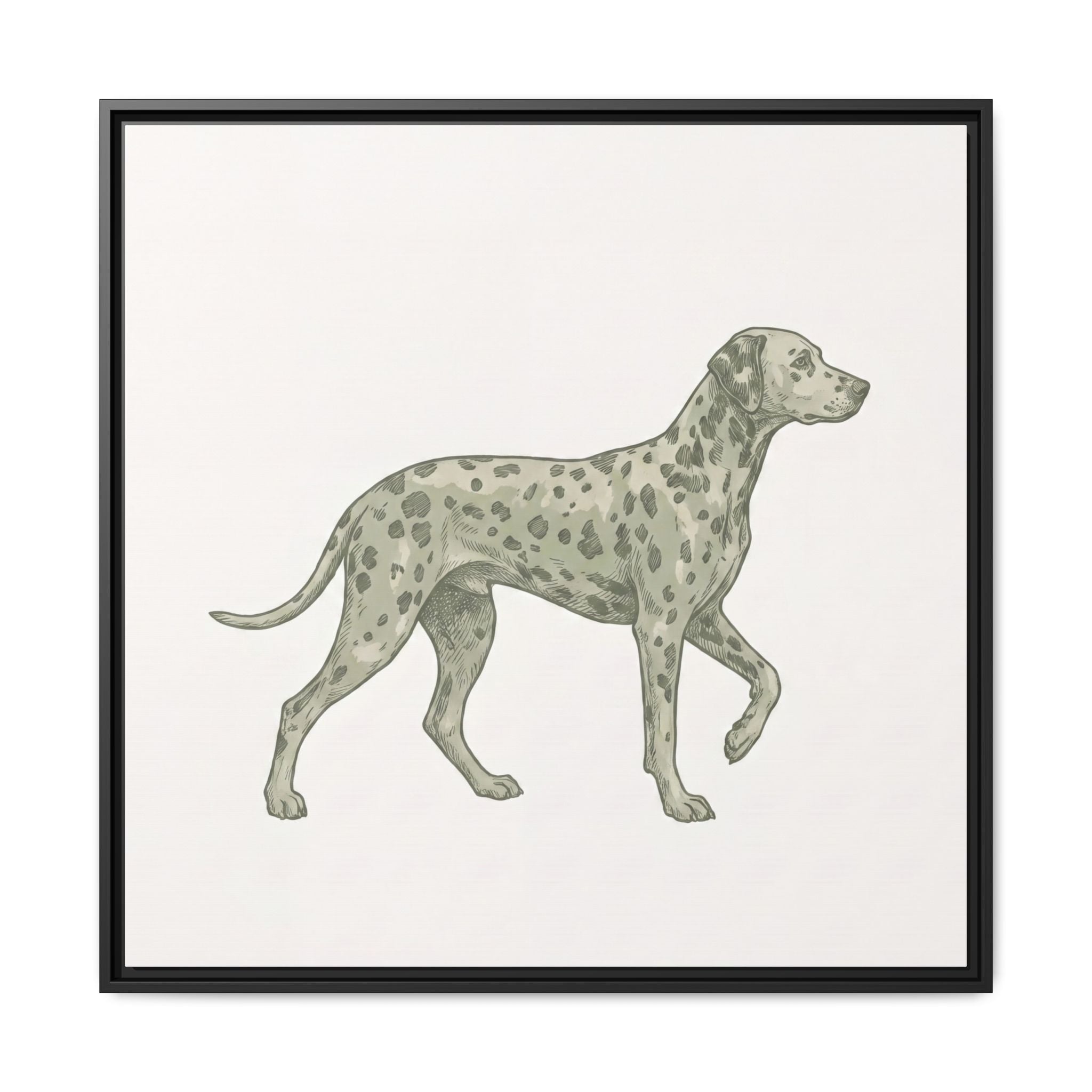 The Dalmatian Canvas — Framed Wall Art — view 11