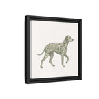 The Dalmatian Canvas — Framed Wall Art