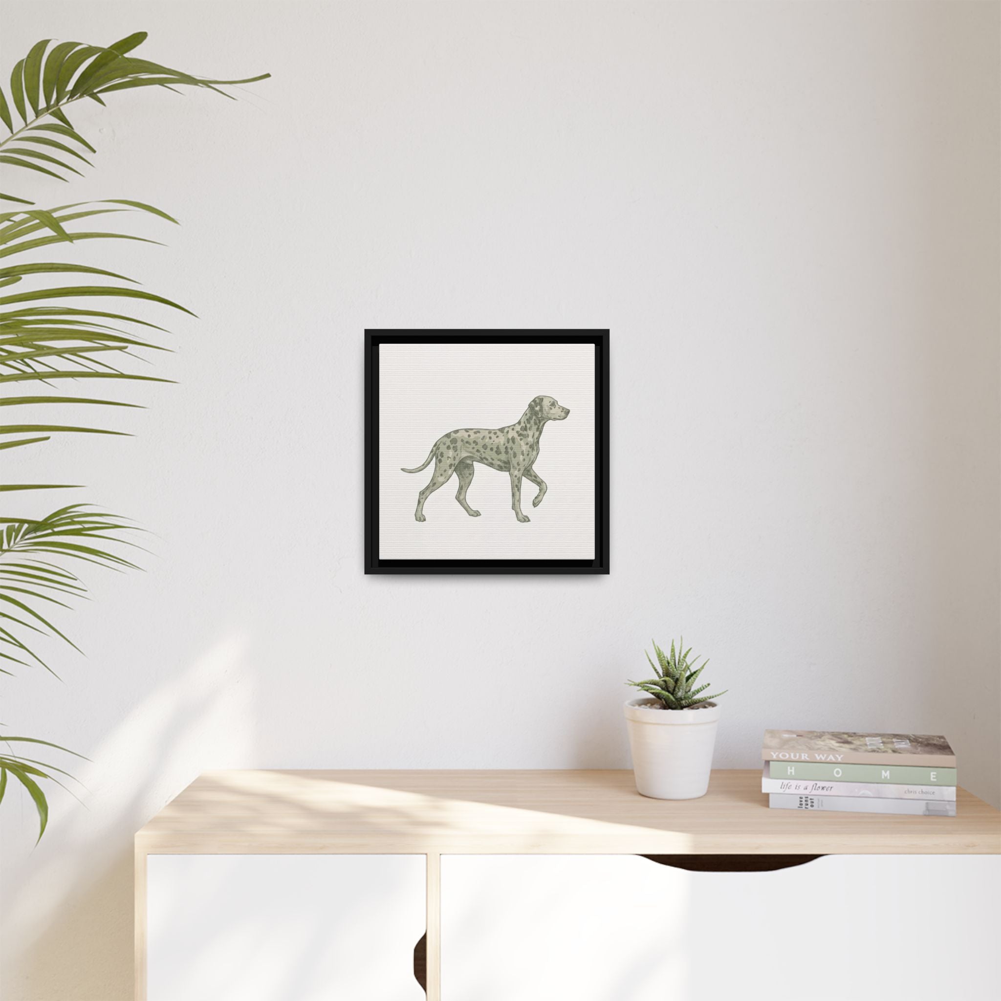 The Dalmatian Canvas — Framed Wall Art