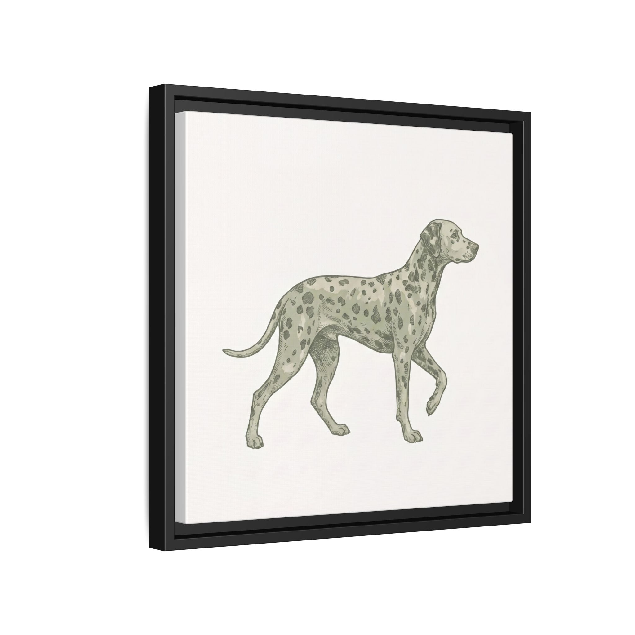 The Dalmatian Canvas — Framed Wall Art