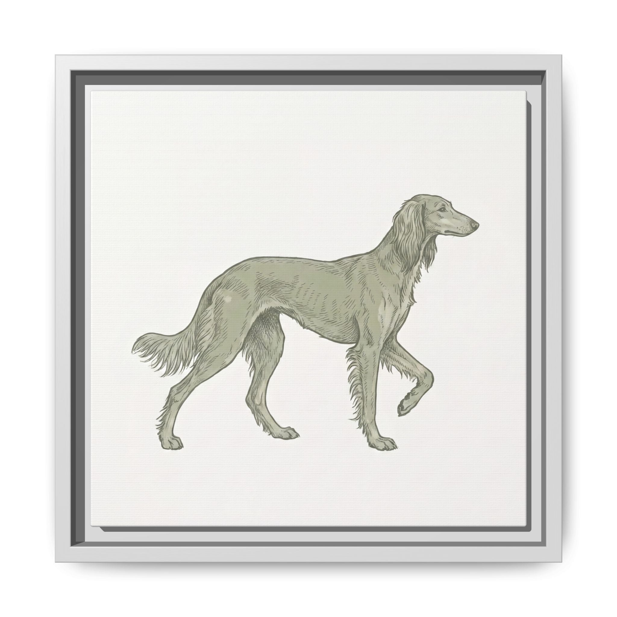 The Saluki Canvas — Framed Hound Print — view 37