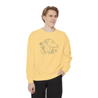 Greyhound Floral Sweatshirt — Minimal Line Art Botanical Floral Dog Crewneck — view 10