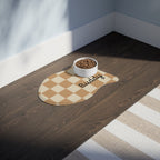 Personalized Checkerboard Pet Feeding Mat — Custom Name — view 11