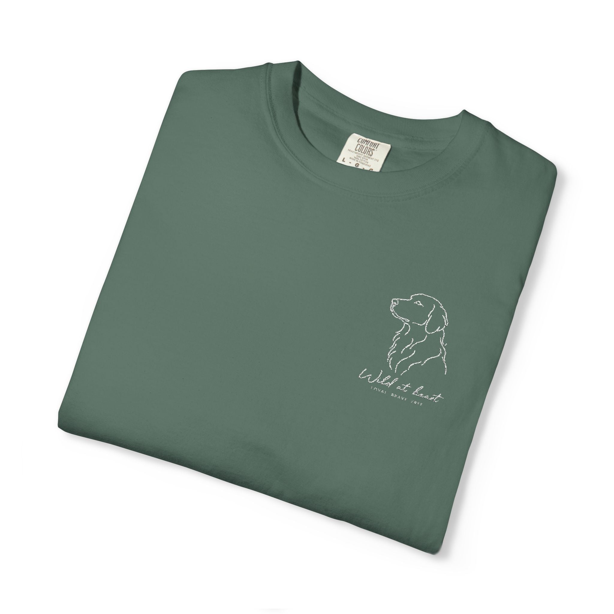 The Wild at Heart Tee — Embroidered Labrador