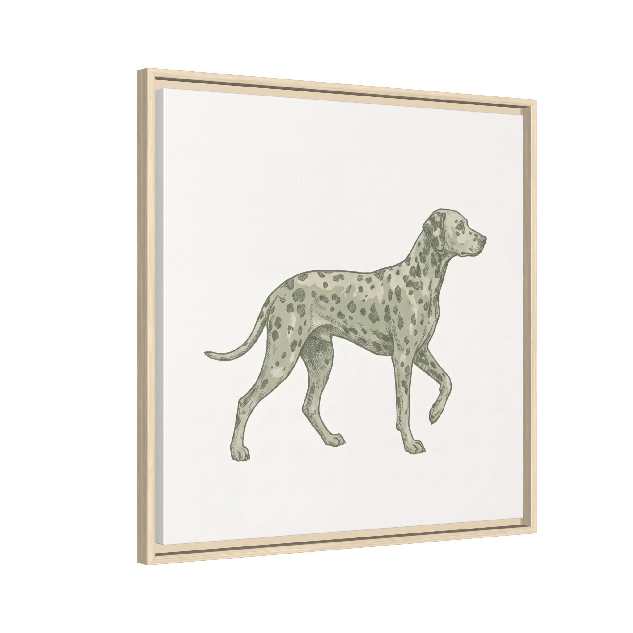The Dalmatian Canvas — Framed Wall Art
